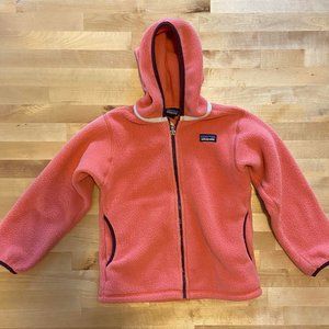 Patagonia Pink Synchilla Fleece Cardigan - 5T